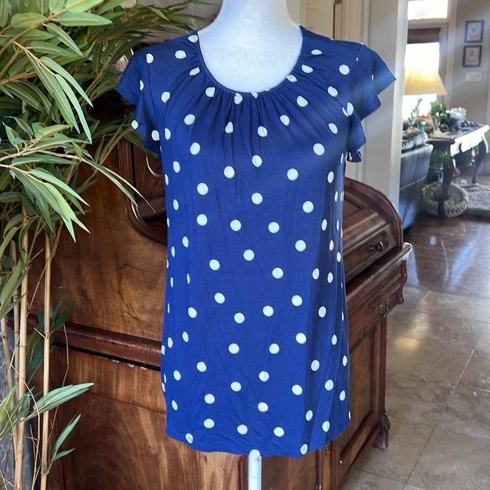 Croft and Barrow ladies crewneck short sleeve top good condition, medium - Picture 4 of 9